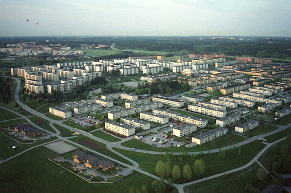 Rinkeby madártávlatból egy 1988-as fotón; forrás: Wikipedia